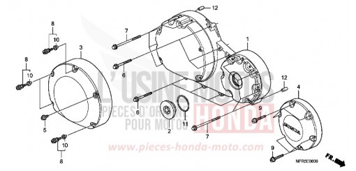 PANNEAU CARTER-MOTEUR D. VT1300CXAA de 2010